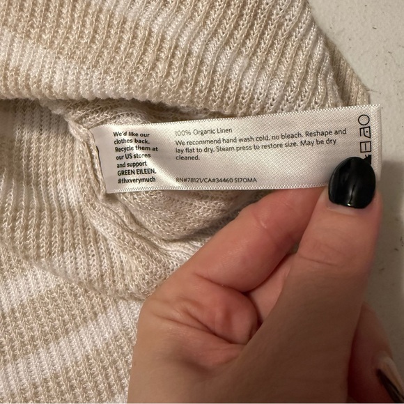 Eileen Fisher Linen Top - Picture 4 of 4